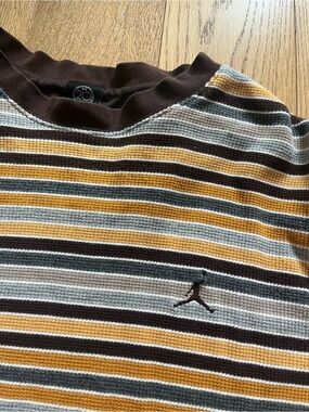 Vintage 00’s Striped Jordan Long Sleeve Shirt - Men’s 2XL